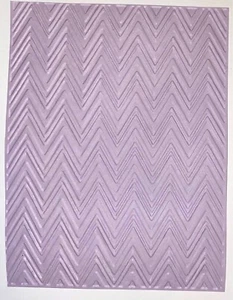 🩷5 ZIG ZAG  Embossed Card Fronts - Picture 1 of 24