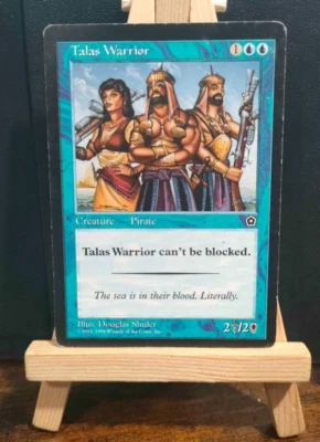 Talas Warrior - Portal Second Age - Good/MP - MTG - Image 1 of 3