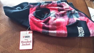 Pet Hooded Jacket - Size Large - NWT - TS Brand - Buffalo Check Style - Picture 1 of 6