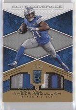 2017 Donruss Elite Elite Coverage Prime /25 Ameer Abdullah #3