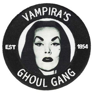 Kreepsville 666 Vampira's Ghoul Gang Iron On Patch - Imagen 1 de 1