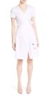 NWT Ted Baker London Advina Crossover Dress- white size 1 US 4