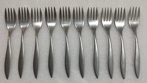 Tenedores para ensaladas cubiertos de acero inoxidable Sears Roebuck Tradition FIAMMA de 10 piezas - Imagen 1 de 3