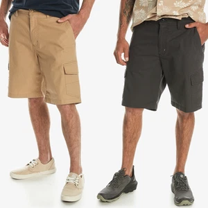 Quiksilver Mens MW Cargo Short Casual Outdoor Multi Pockets Shorts - Picture 1 of 11