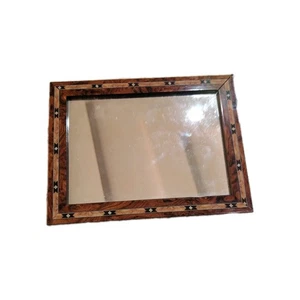 moroccan Rare Wood Brown mirror - Picture 1 of 3