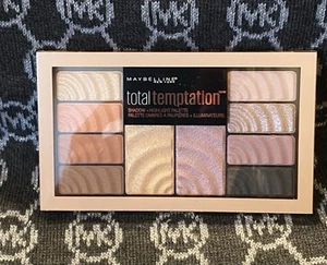 NEW Maybelline Total Temptation Eyeshadow & Highlight Palette 10 Shades - Picture 1 of 4