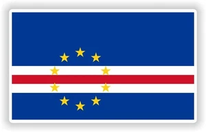 Cape Verde Flag Sticker / Vinyl Waterproof Decals Graphics - Bild 1 von 1