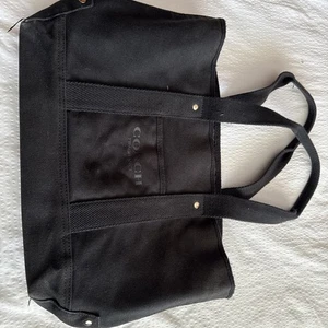 Coach Fragrance Weekender Canvas Bag, Black, 46x32x16cm, Preowned - Picture 1 of 3