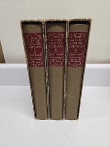 The Life of Samuel Johnson Vol. I-III by James Boswell (1963/Heritage Press/HC) - Foto 1 di 5