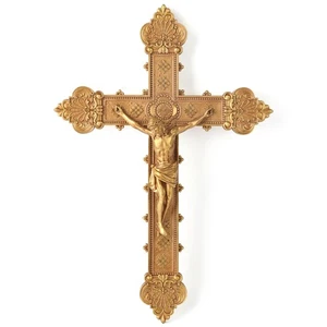 BC Catholic Crucifix Wall Cross, Jesus Christ Religious Home Decor, Catholic ... - Bild 1 von 8