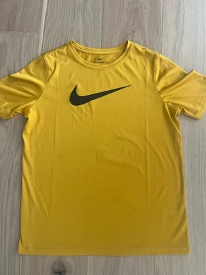 NIKE Dri-Fit Legend Swoosh Training Yellow T-Shirt Big Kids' XL - Image 1 of 4