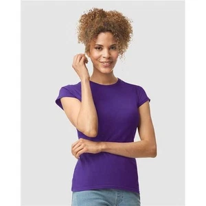 Gildan Softstyle® Women’s T-Shirt - Purple - Gildan 64000L - Picture 1 of 2