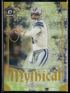 2023 Panini Donruss Optic Prizm Mythical Dak Prescott #6 Gold 04/10 - Picture 1 of 2