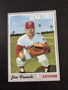 RICHARD FRENCH - 1970 Topps Baseball - Washington Senators - #617 - EX - Picture 1 of 6