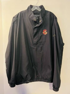 Cornell University Bear 1/4 Zip Pullover XL schwarz FootJoy DryJoys bestickt - Bild 1 von 5