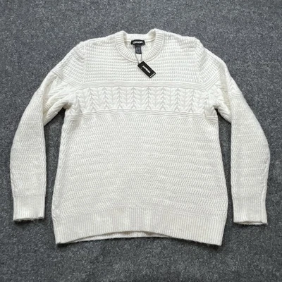 Suéter Express Chunk Tejido con Cable para Mujer Talla Grande NUEVO Blanco Acogedor Invierno Esquí Foto 1 de 4