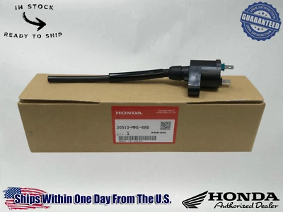 Оригинальная катушка зажигания Honda 91-00 XR600 R, 93-16 XR650 L, TRX90 30510-MN1-680 - Изображение 1 из 4