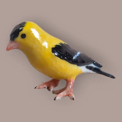 Estatuilla miniatura de porcelana jilguero americano NORTHERN ROSE nueva ENVÍO GRATUITO R184 Foto 1 de 4