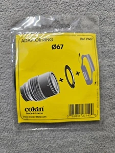 Genuine Cokin P Series 67mm Adapter Ring P467 Made in France Thread to P System - Picture 1 of 2