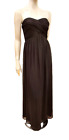 Jane Norman - Womens Maxi Dress size 12 - Black Strapless Chiffon Prom /Occasion