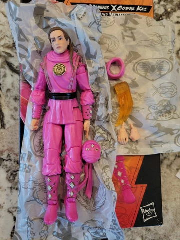 Samantha Larusso Pink Mantis Power Rangers Cobra Kai Lightning Collection LOOSE Cover