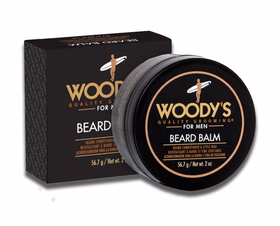 Woody's Beard Balm for Men Styling Wax Conditioner Shine Barber - Image 1 of 1
