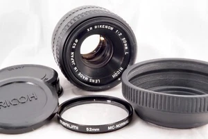 Ricoh XR Rikenon 50mm f/2 [L] Standard Prime Lens 2nd Model [Near Mint] 134086 - Bild 1 von 16
