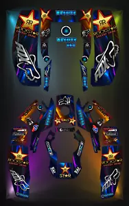 Yamaha Warrior 350 full graphics kit sticker decals - Picture 1 of 6