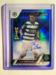 K250,276 - 2022-23 Topps Chrome UEFA Club Auto Blue #CAPG Pedro Goncalves #/150 - Picture 1 of 1