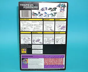 TRANSFORMERS G1 SEACONS OVERBITE TECH SPECS FILE CARD CARDBACK NL FR BENELUX ... - Bild 1 von 2