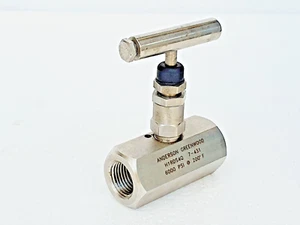 ANDERSON GREENWOOD H1RDS4Q Needle Valve 1/2" NPT, 6000 PSI, 316 SS # NEW - Picture 1 of 5