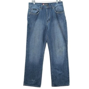 Industrial Exchange Jeans Men's 32W x 32L Straight Leg Medium Wash Cotton Grunge - Picture 1 of 11