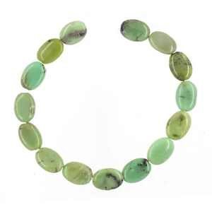 Chinese Chrysoprase ( Serpentine ) Oval Cushion ap. 10x14mm 8" #61010 - Picture 1 of 1