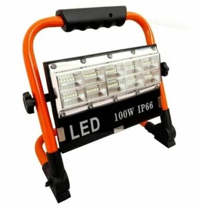 FARO A LED LUCE PER CANTIERE FARETTO LAMPADA DA LAVORO A BATTERIA RICARICABILE - Foto 1 di 3