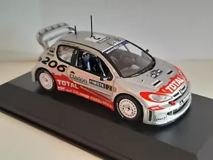 Rally Car Peugeot 206 WRC #2 Gronholm/Trautiainen Rally Finland 2002 1/43 - Foto 1 di 3