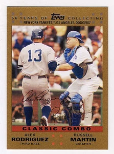 2007 Topps Update Gold #276 Alex Rodriguez/Russell Martin Yankees/Dodgers BV$6 - Picture 1 of 1
