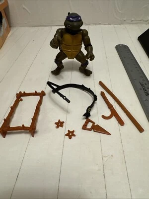Antigo 1988 TMNT Teenage Mutant Ninja Turtles Donatello cabeça macia quase completa - Imagem 1 de 4