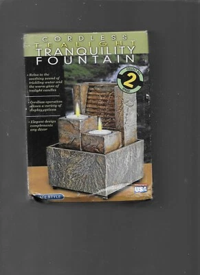 Fuente de tranquilidad de luz de té inalámbrica, estilo pared Foto 1 de 2