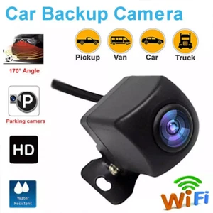 175° WiFi Wireless Car Rear View Cam Backup Reverse Camera For Phone Android IOS - Picture 1 of 19
