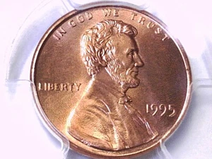 1995 P Lincoln Memorial Cent PCGS MS 67 RD 83273931 - Picture 1 of 3