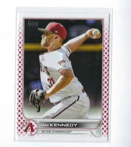 Ian Kennedy 2022 Topps Update Series #US134 Independence Day Parallel #'ed 13/76 - Picture 1 of 2