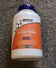Now Foods L-Carntine 1000mg Double Strength - 100 Tablets Exp 8 2024