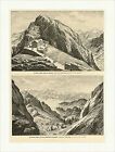 Die Berner Alpen, von den Kilchsteinen aus gesehen Rieriker Holzstich E 14721