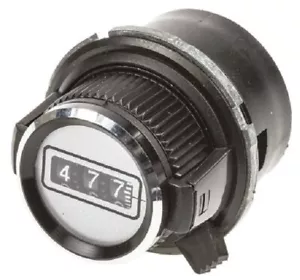 Vishay MULTI-TURN DIGITAL DIAL POTENTIOMETER KNOB 30.6x31.5mm,6.35mm Shaft,Black - Picture 1 of 3