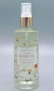 Home & Body Co Honey Almond Body Oil w/ Collagen & Hyaluronic Acid Blend 4oz New - Picture 1 of 4