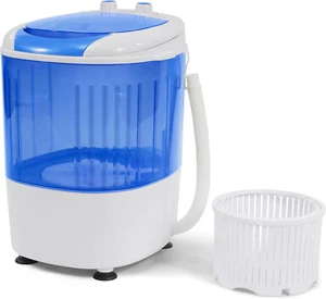 QD-MINIPWM-BL-1G Portable Mini Washing Machine with Spin Dryer 5.5 Lbs Washers, - Picture 1 of 12