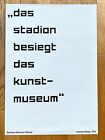 BAUHAUS MUSEUM oryginalny VINTAGE druk PLAKAT Hannes Meyer PLAKAT afiche #1