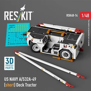 Marina de los Estados Unidos A/S32A-49 tractor de plataforma corta 1:48 impreso en 3D ResKit RSK48-0014 - Imagen 1 de 12