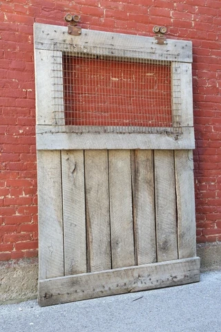 Vintage Barn Door Rollers Farmhouse Industrial Cage Kitchen Loft Bedroom Hallway Cover