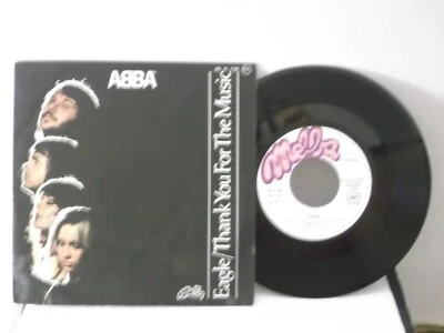ABBA,Melba,"EAGLE",France,7" 45 with P/S,1977 euro pop release, Mint- - Image 1 of 3